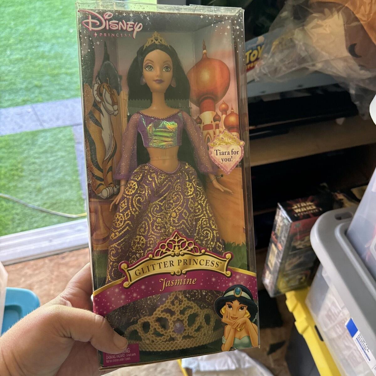 2005 Mattel Disney Princess Glitter Princess Jasmine W/ Tiara