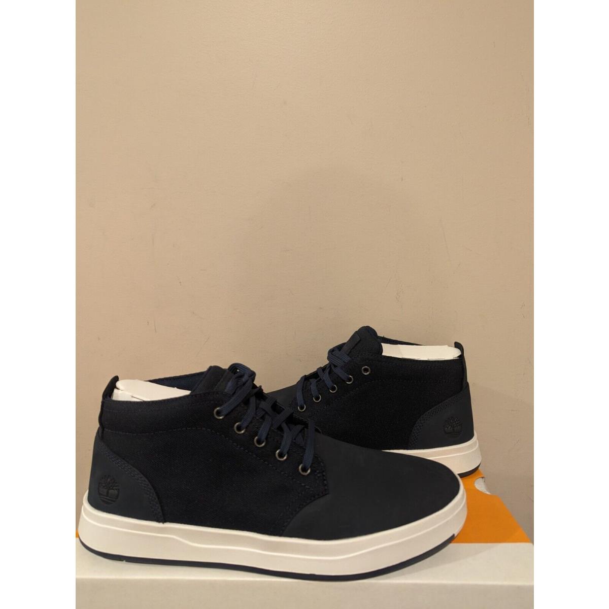 Timberland Men`s Davis Square Leather/fabric Chukka Shoes