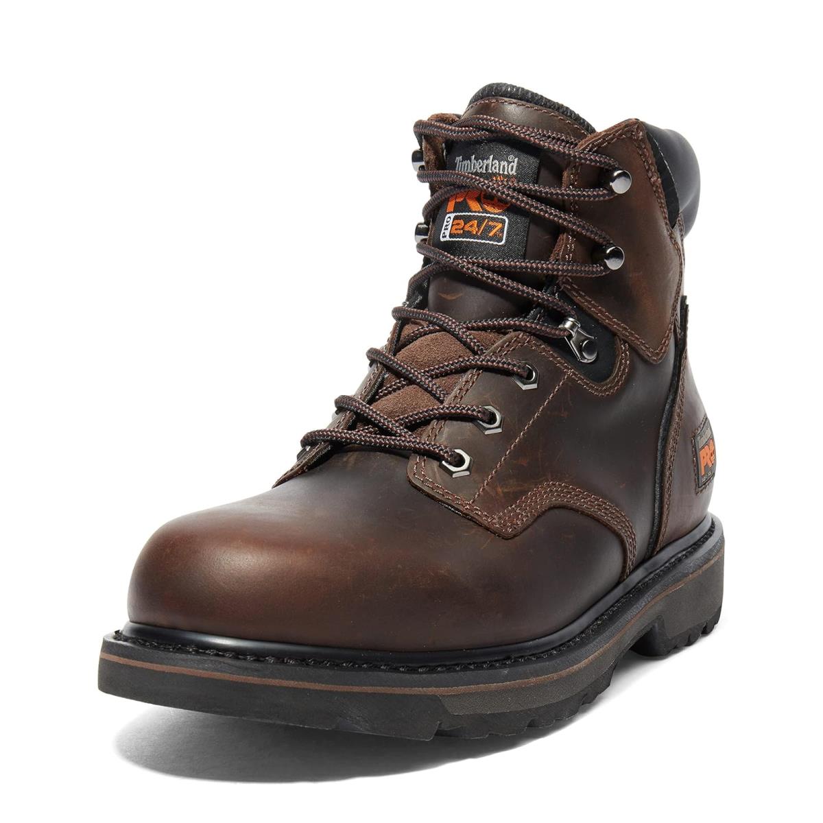 Man`s Boots Timberland Pro 6 Pit Boss Soft Toe Brown