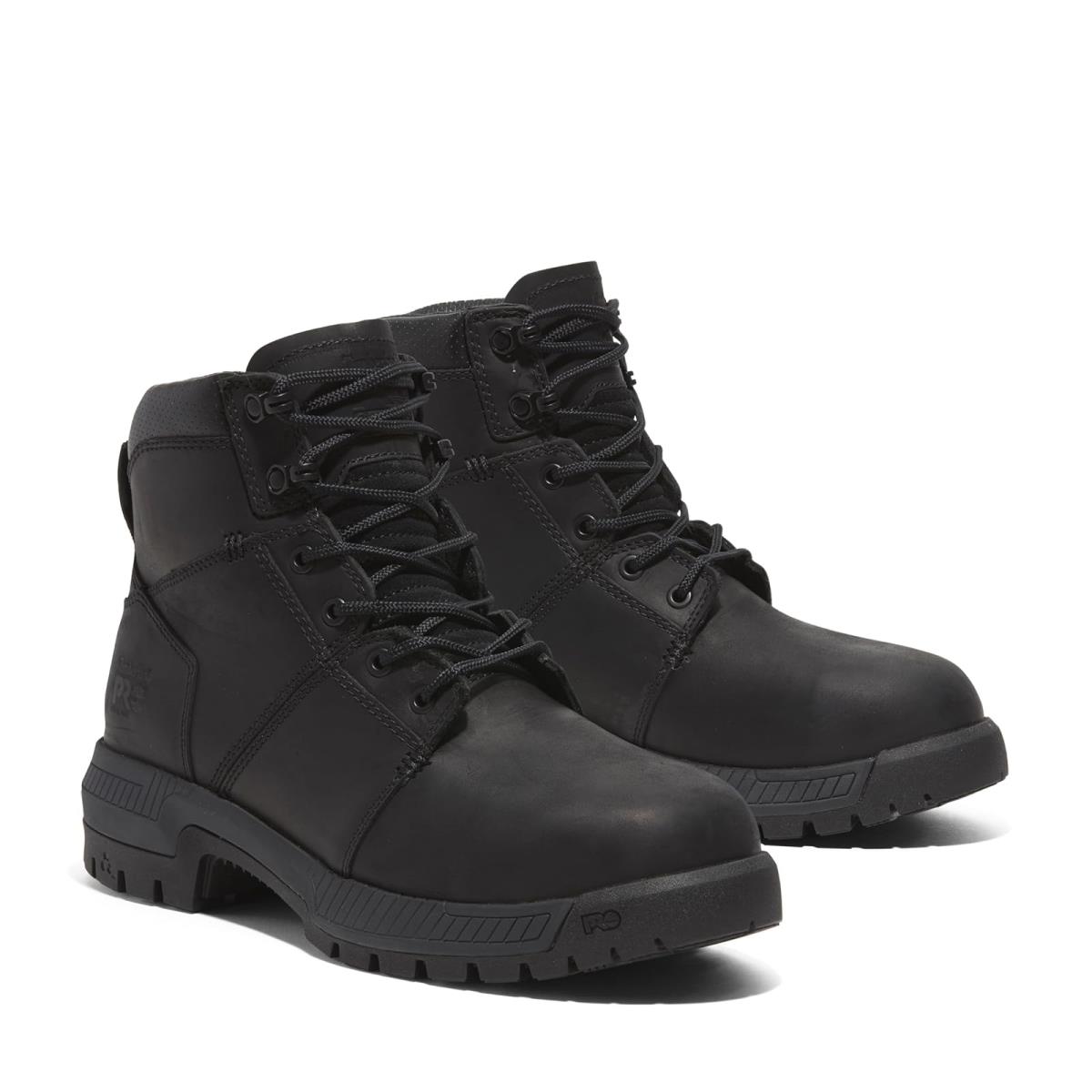 Man`s Boots Timberland Pro Montauk 6 Inch Steel Safety Toe Jet Black