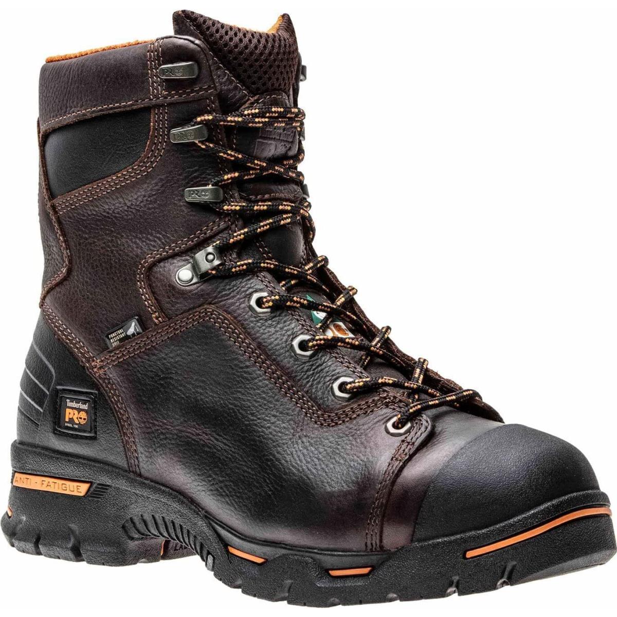 Timberland Pro Men`s Endurance 8 PR Work Boot Brown: Brown