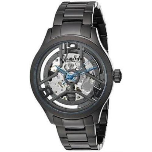 Stuhrling 784.02 Winchester 784 02 Automatic Skeleton Stainless Steel Mens Watch