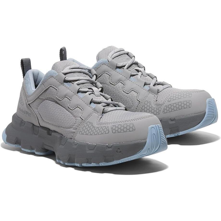 Timberland Pro Women`s Powertrain EV Composite Safety Toe Grey/blue 7 - NA