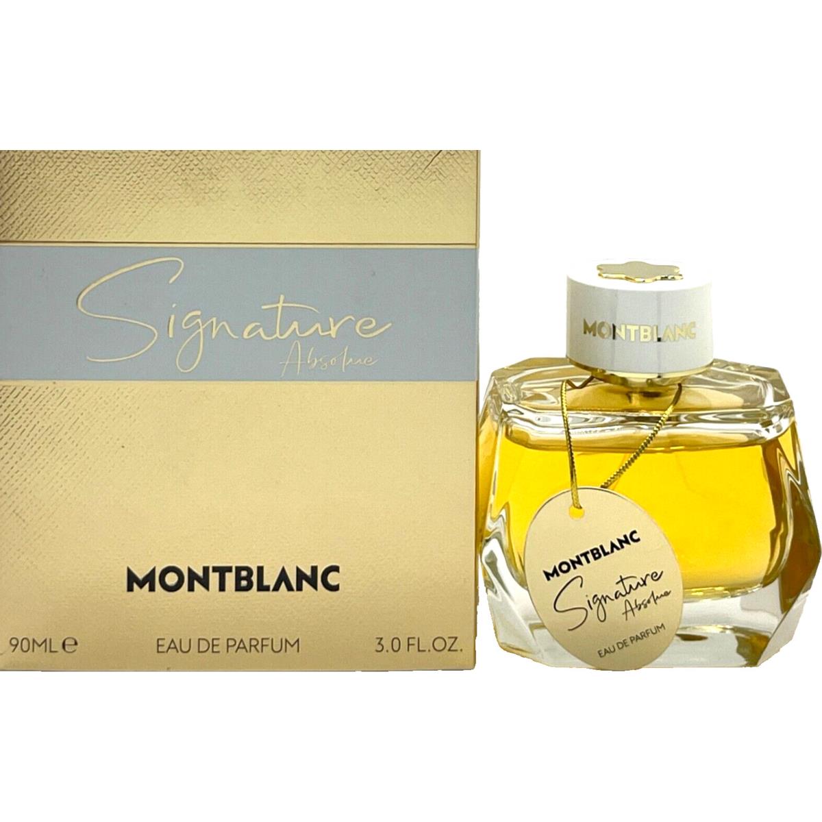 Montblanc Signature Absolue Eau DE Parfum Spray For Women 3.0 Oz / 90 ml