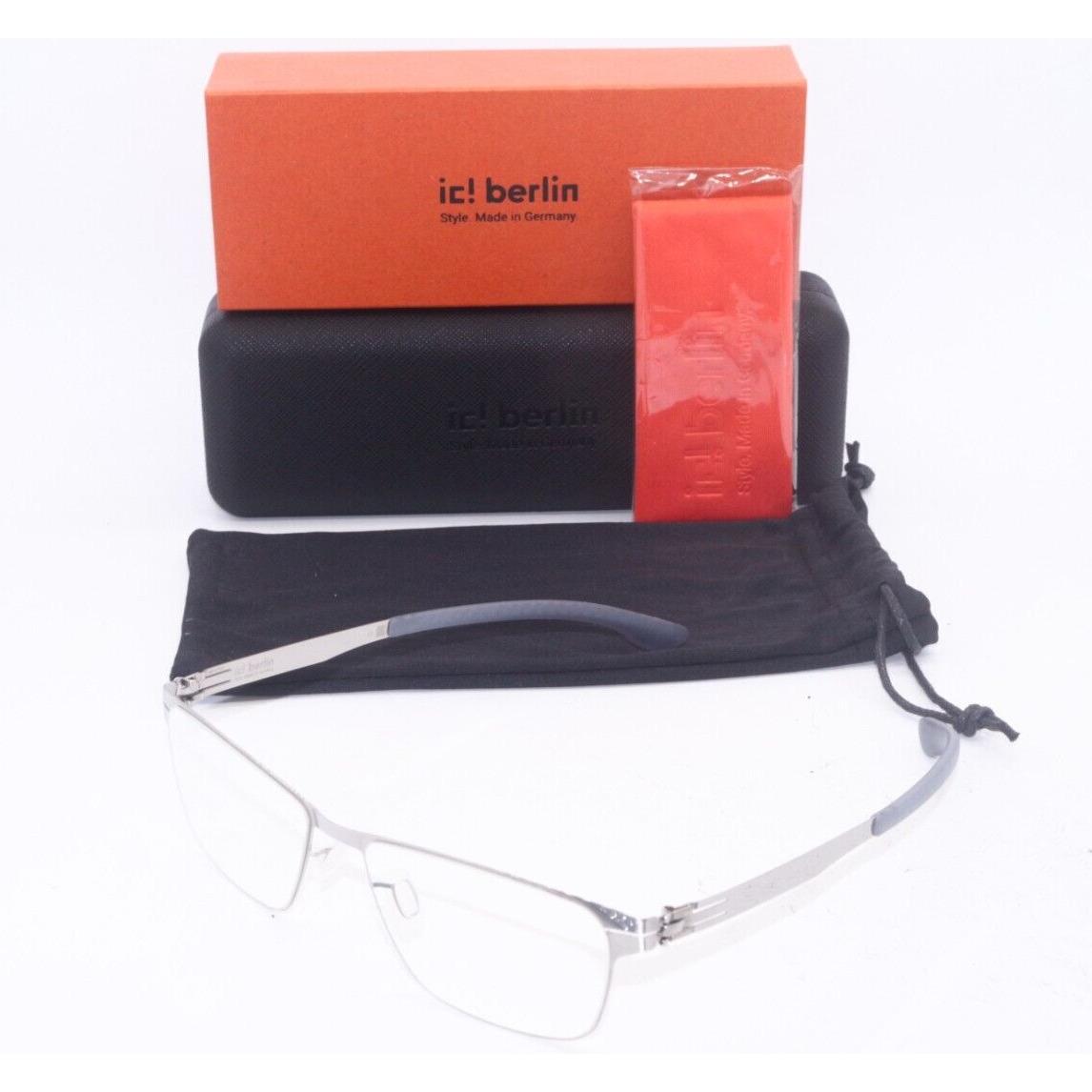 IC Berlin Model Henning O. Chrome Frames Eyeglasses 52-15