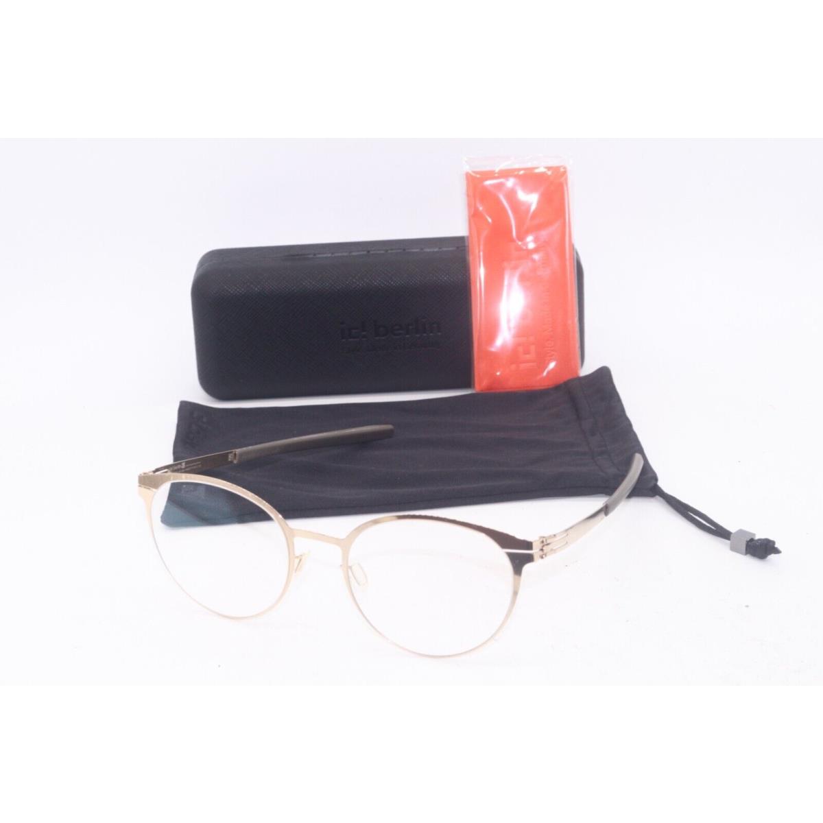 IC Berlin Model Sibylle A. Rose Gold Frames Eyeglasses 52-22