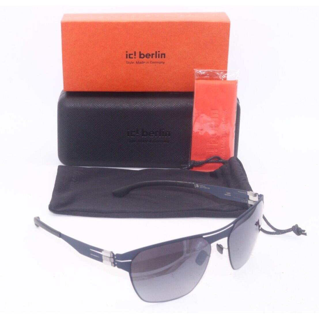 IC Berlin Model Leon Marine Blue Gradient Frames Sunglasses 61-17