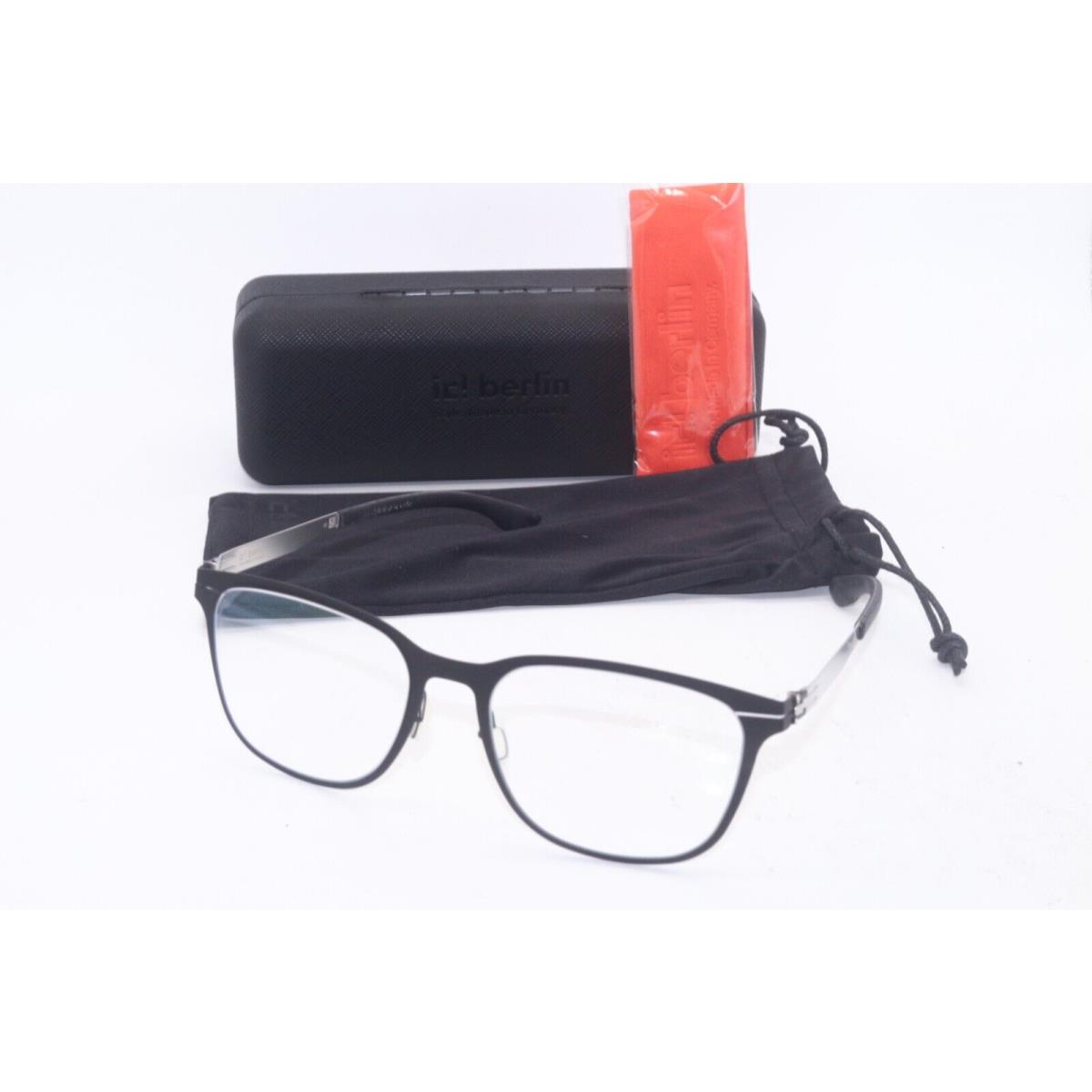 IC Berlin Model Vitan V. Black Gunmetal Frames Eyeglasses 54-19