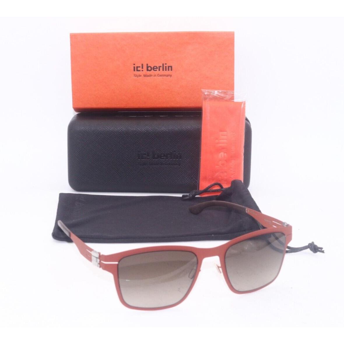 IC Berlin Model Hasenheide Clay Orange Frames Sunglasses 56-19