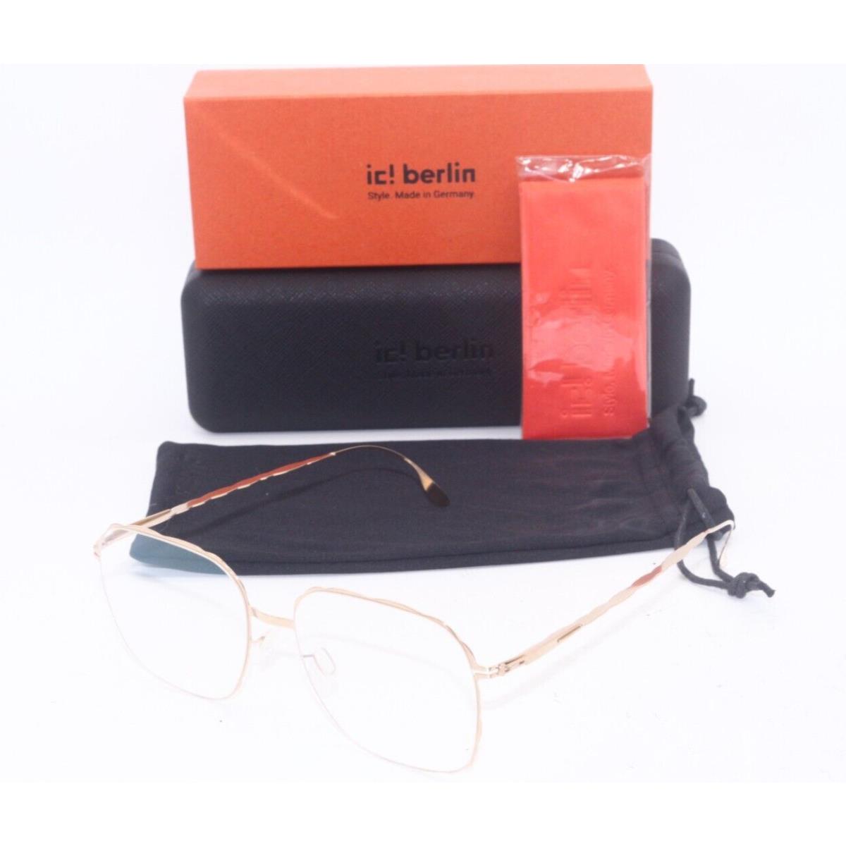 IC Berlin Model Teresa Rose Gold Frames Eyeglasses 50-13