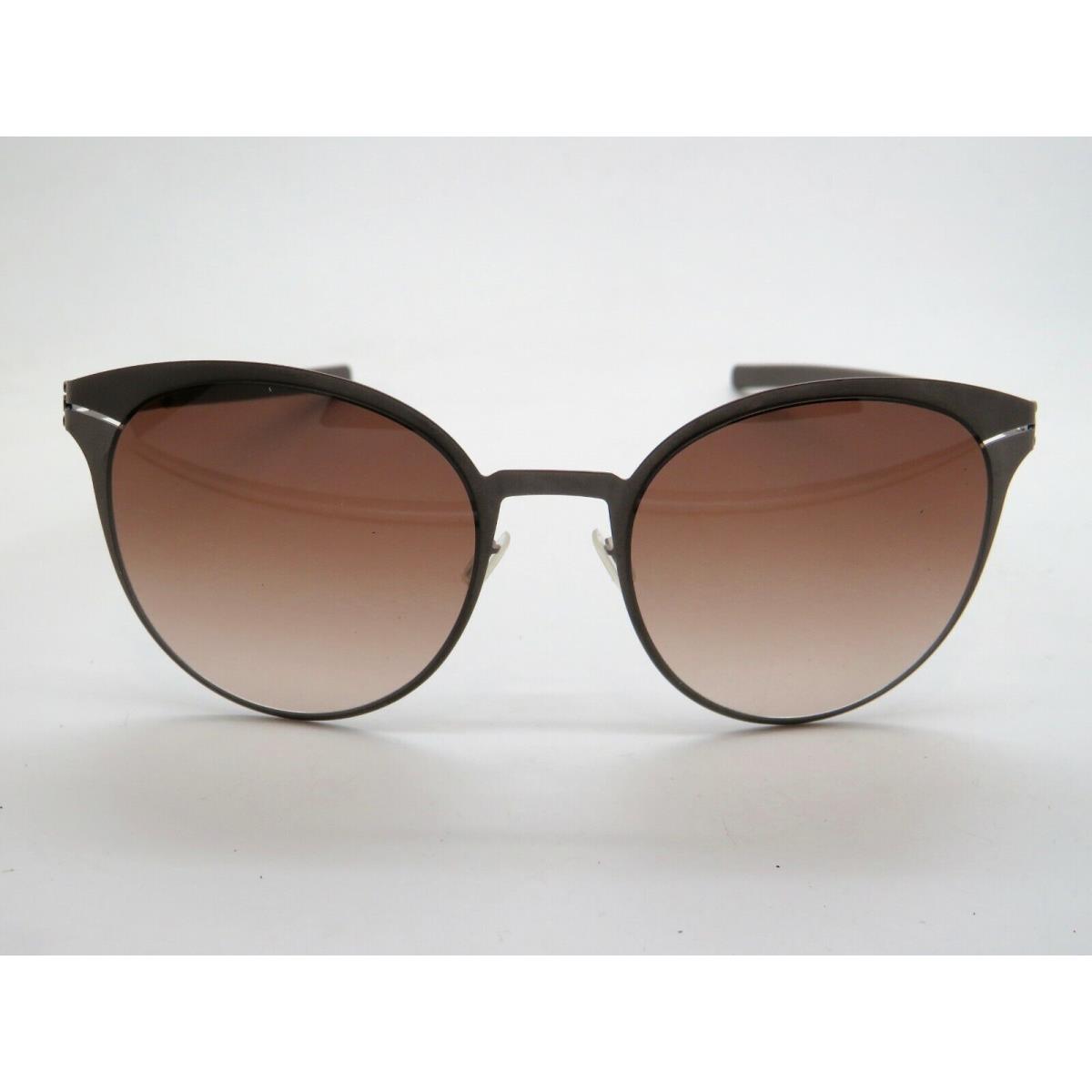 IC Berlin Yiting Y. Teak/brown Gradient Sunglasses