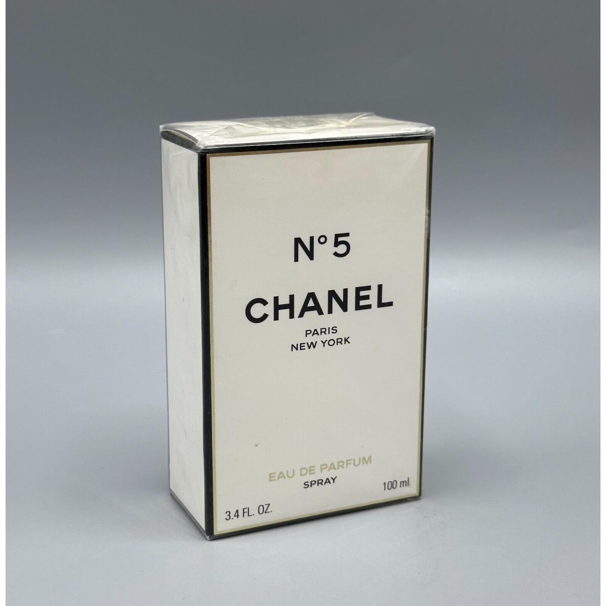 Chanel No 5 Eau De Parfum Spray 100ml 3.4 Fl. Oz. Vintage Box