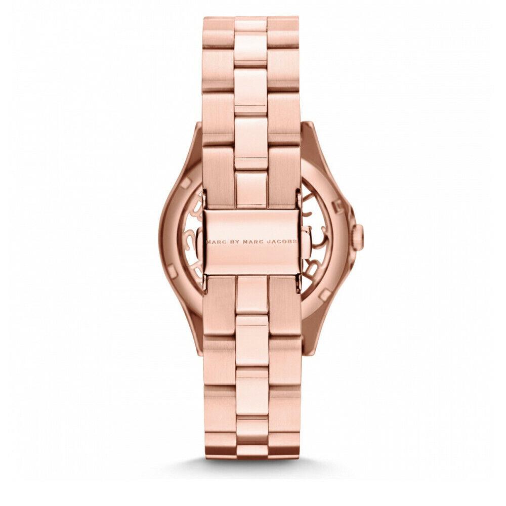 Marc Jacobs Henry Rose-gold Tone Stainless Steel Women`s Watch MBM3296