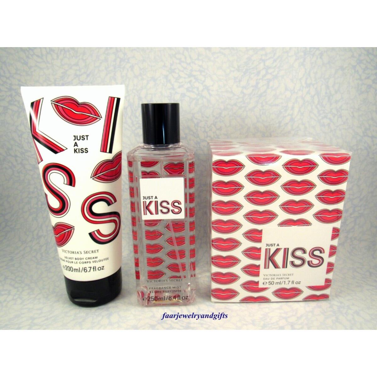 Victoria`s Secret Just A Kiss X 3 - Edp 1.7 oz Lotion Mist