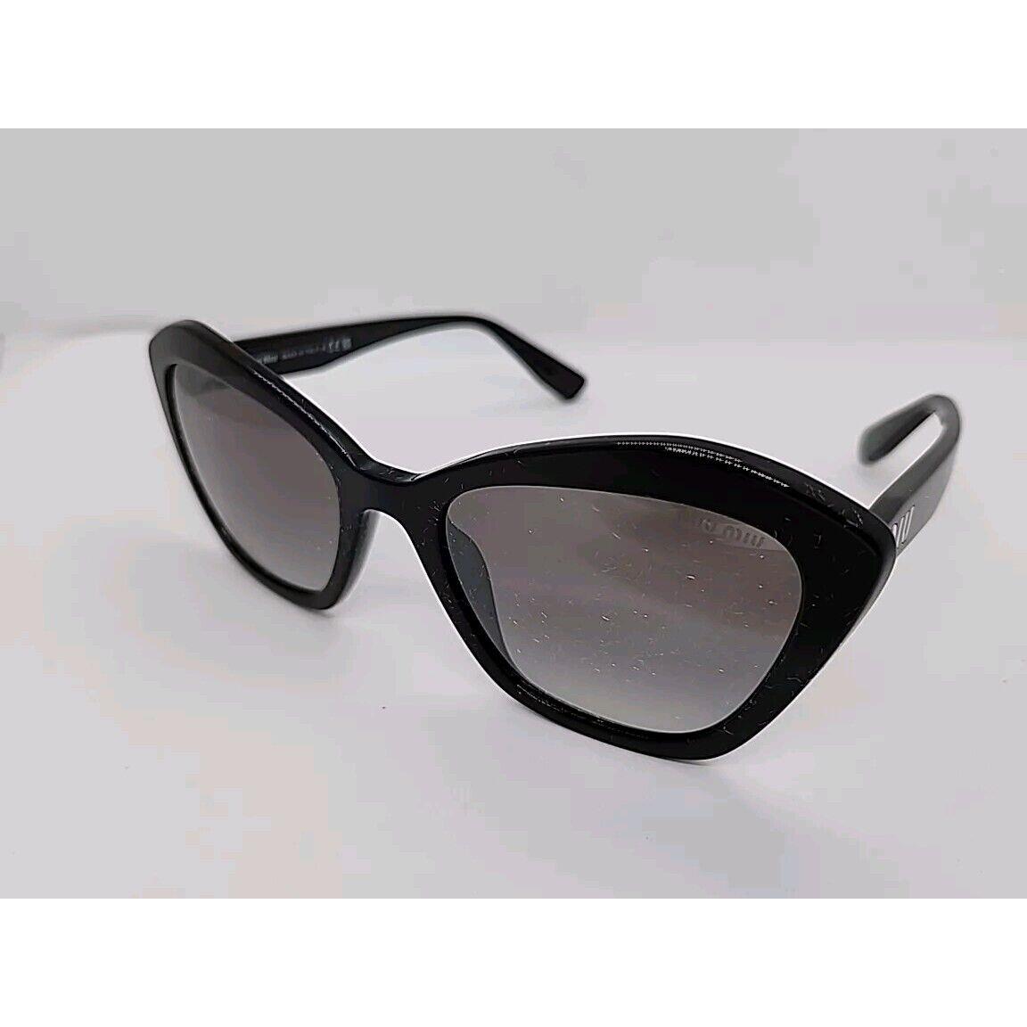 Miu Miu Smu 05U Black/grey Shaded Mirror 1AB-5O0 Sunglasses