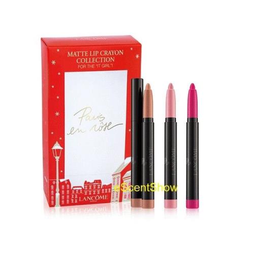 Lancome Color Design Matte Lip Crayon Collection For The IT Girl 200 300 320