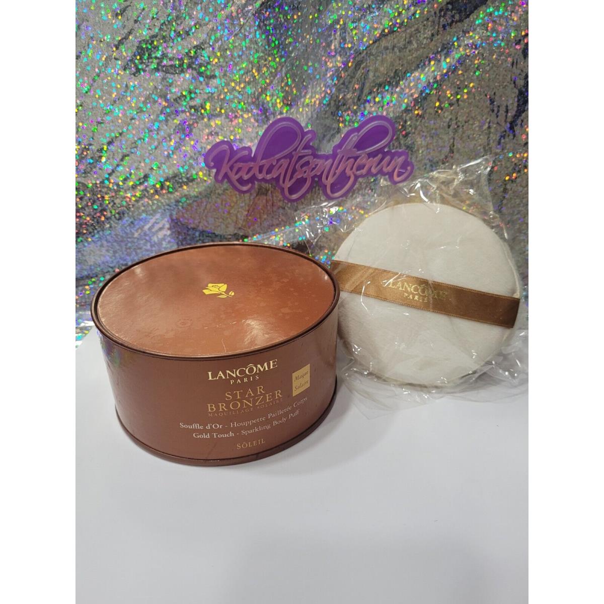 Lancome Star Bronzer 0.52 oz / 15 g Sparkling Body Puff Soleil