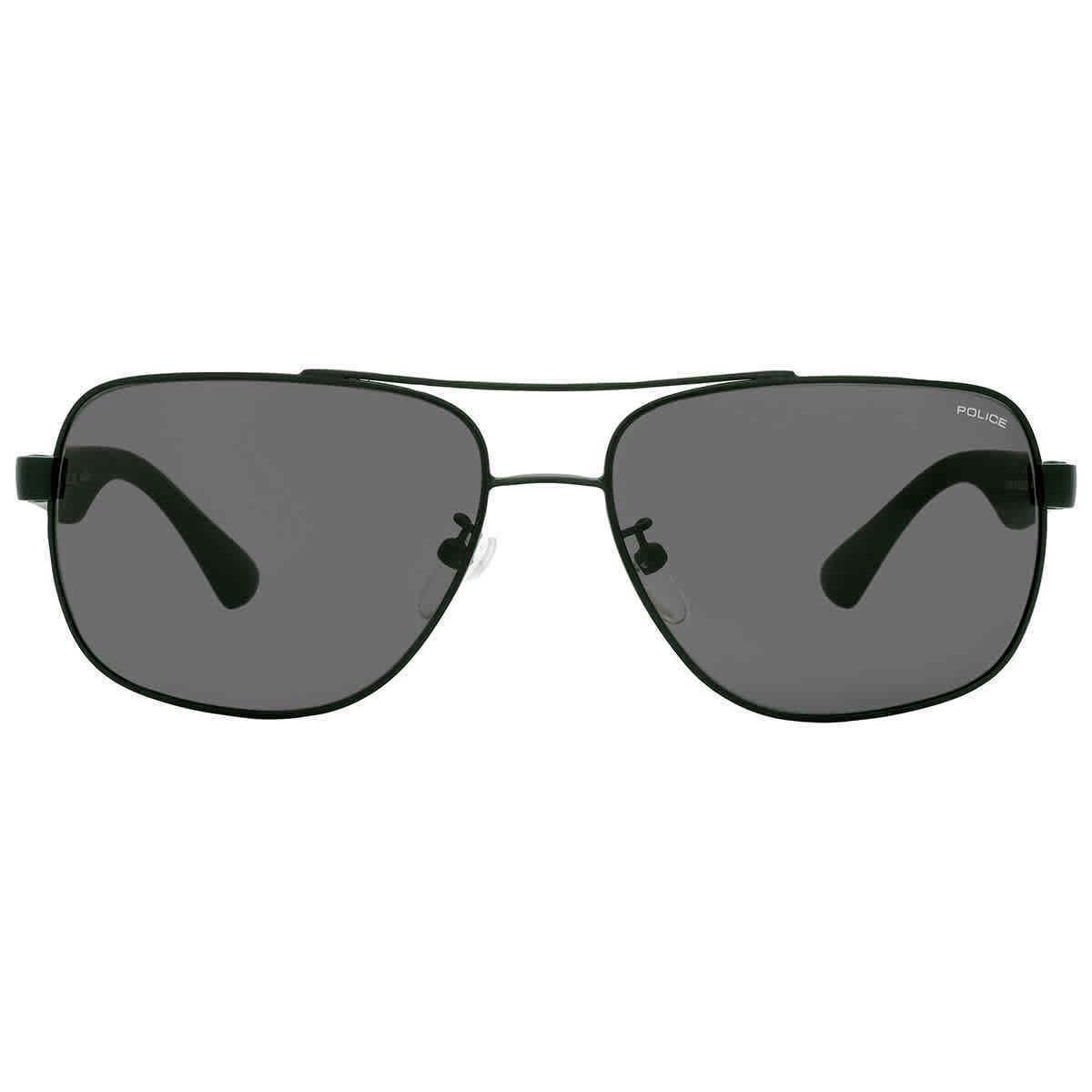 Police Grey Navigator Men`s Sunglasses SPL655 0531 60 SPL655 0531 60