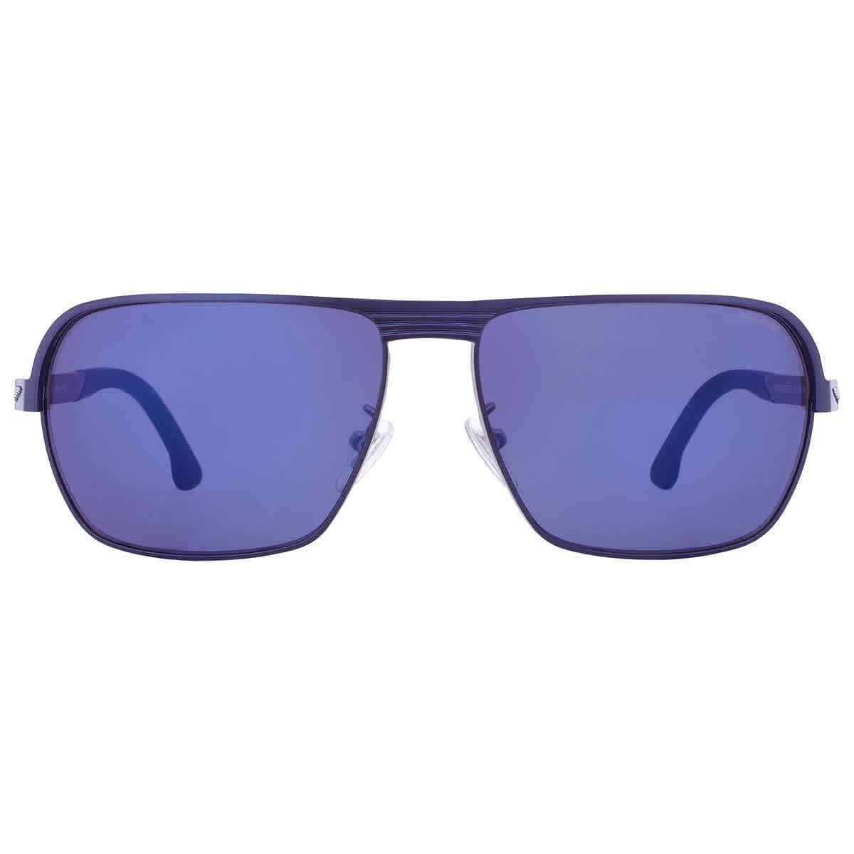 Police Blue Navigator Men`s Sunglasses SPLC36M 502B 62 SPLC36M 502B 62