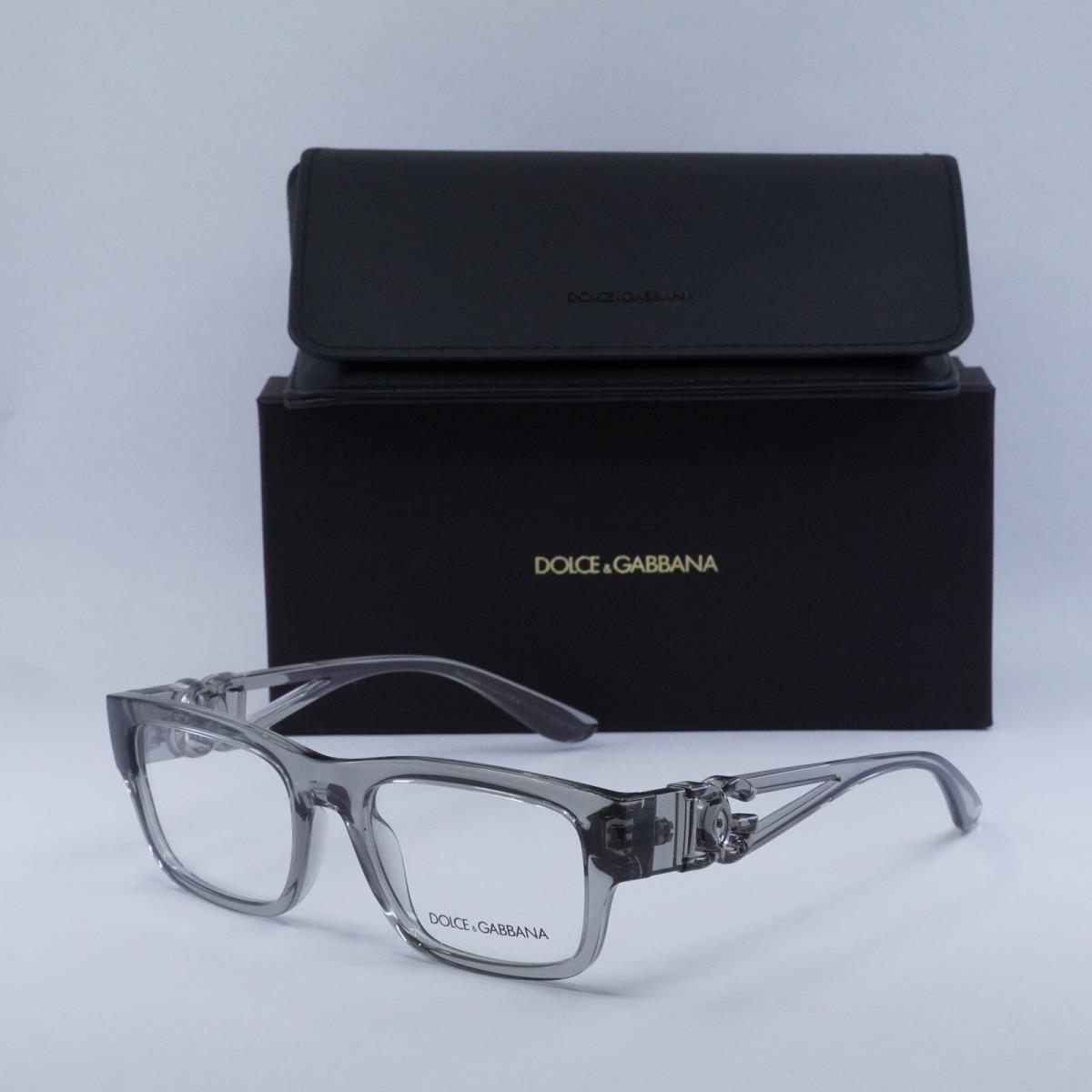 Dolce Gabbana DG5110 3160 Transparent Grey 53mm Eyeglasses