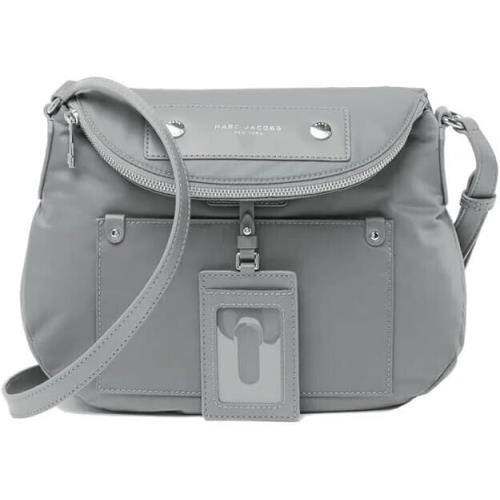 Marc Jacobs M0014625 Gray W/ Silver Hardware Preppy Natasha Crossbody Womens Bag