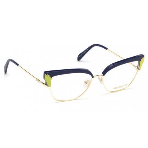 Emilio Pucci EP-5147 072 Blue Gold Eyeglasses 55/17/140