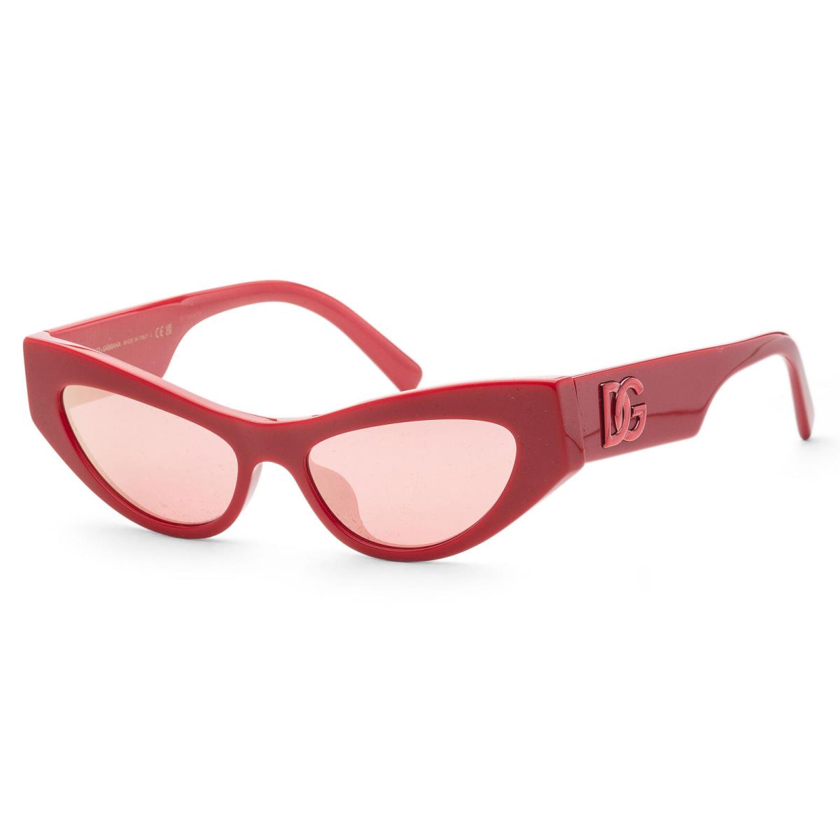 Dolce Gabbana Women`s 52mm Red Sunglasses DG4450F-3088E4-52