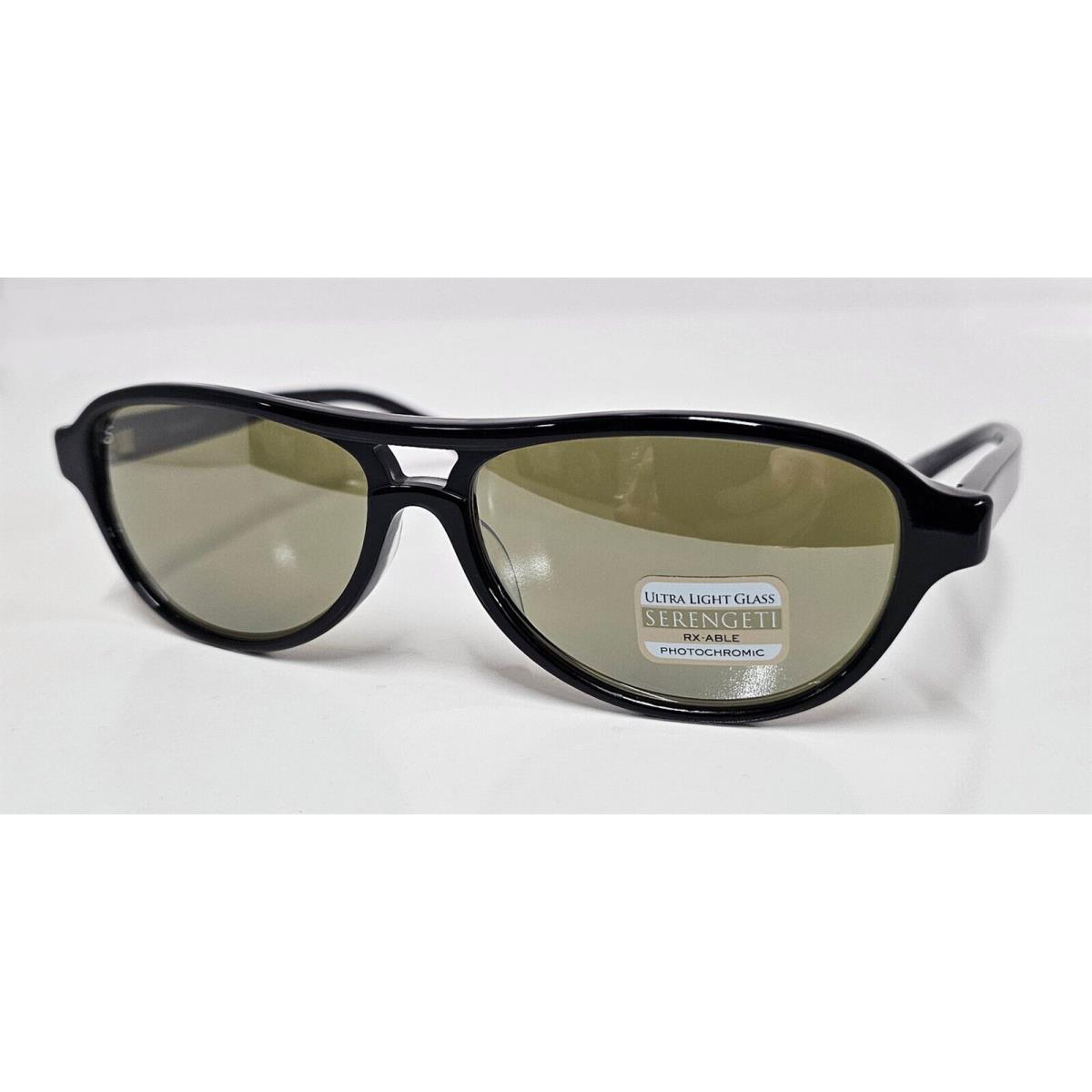 Serengeti 7786 Sunglasses Imperia Black/gray Tortoise Glass 555nm Mirror