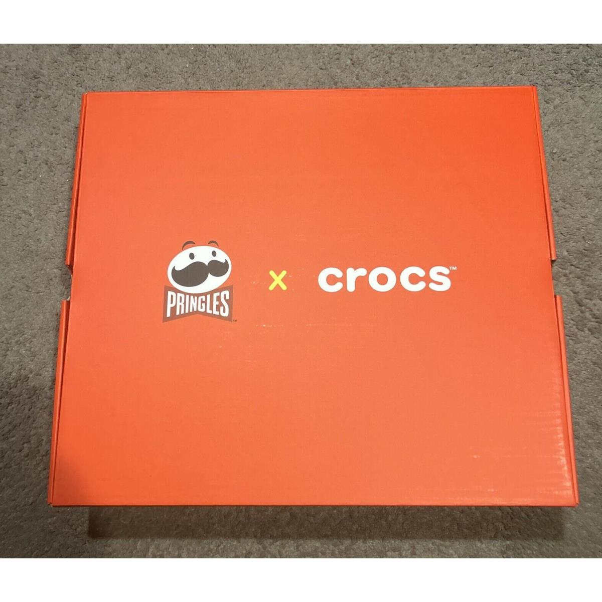 Size Women s 8 Men s 6 Pringles X Crocs Classic Crush Boot Bone In Hand