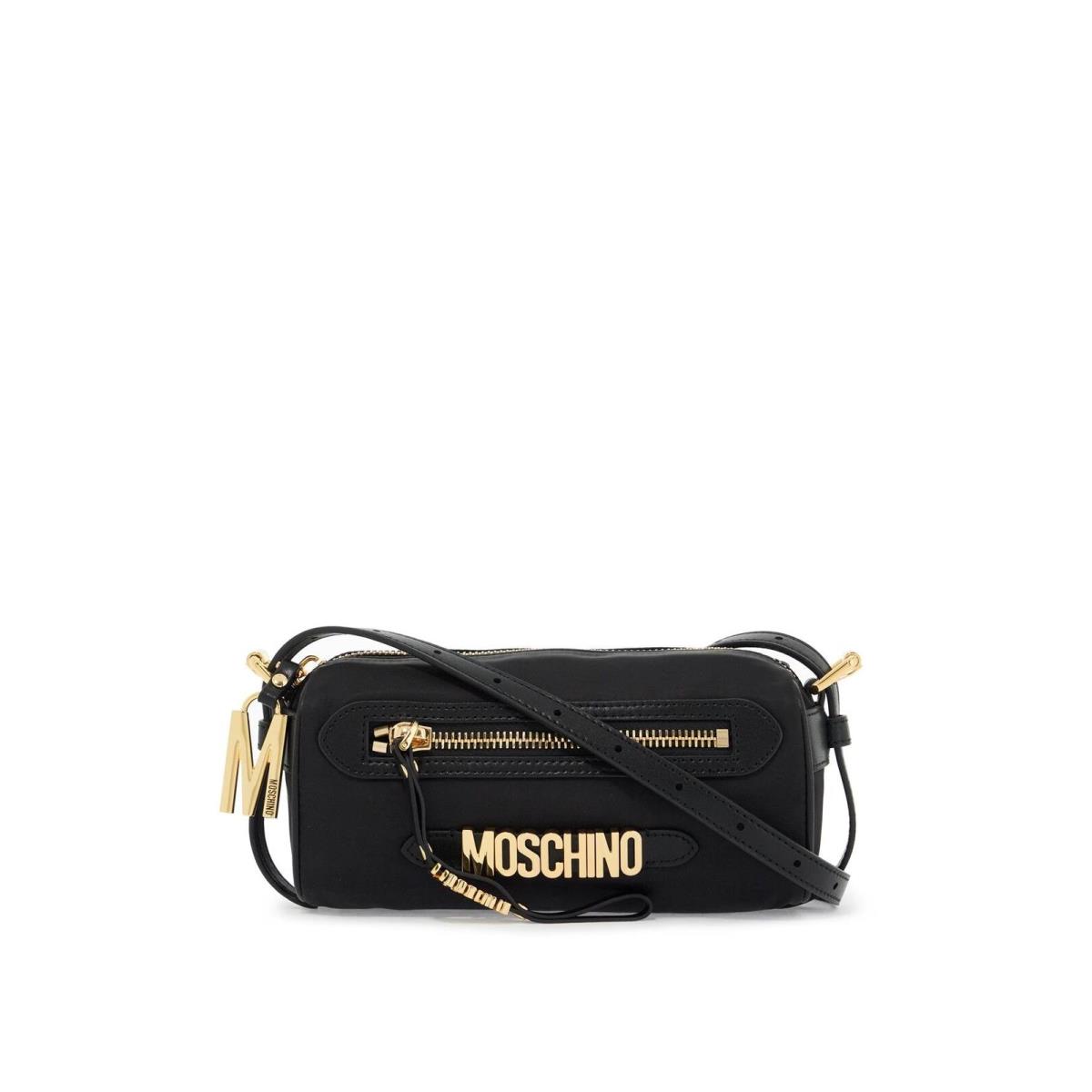 Moschino Shoulder Bag with Metal Logo Detail