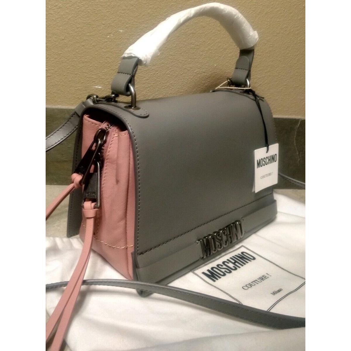 870 Moschino Couture Leather Shoulder Bag