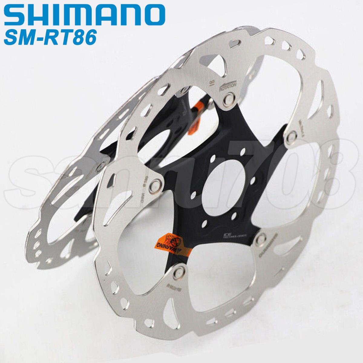 2 x Shimano SM-RT86 XT 6 Bolts Disc Brake Rotor 160mm 180mm 203mm RT86 Ice-tech