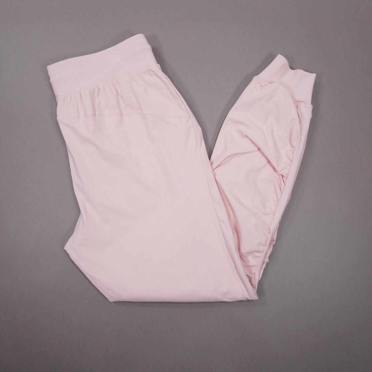 Lululemon Beyond The Studio Lined Joggers Womens 10 Pink Mist W5DD6S