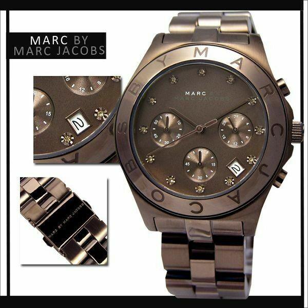 Marc Jacobs Blade Brown Espresso Tone Crystals Bracelet WATCH-MBM3121 - Dial: Brown, Band: Brown, Manufacturer Band: BROWN
