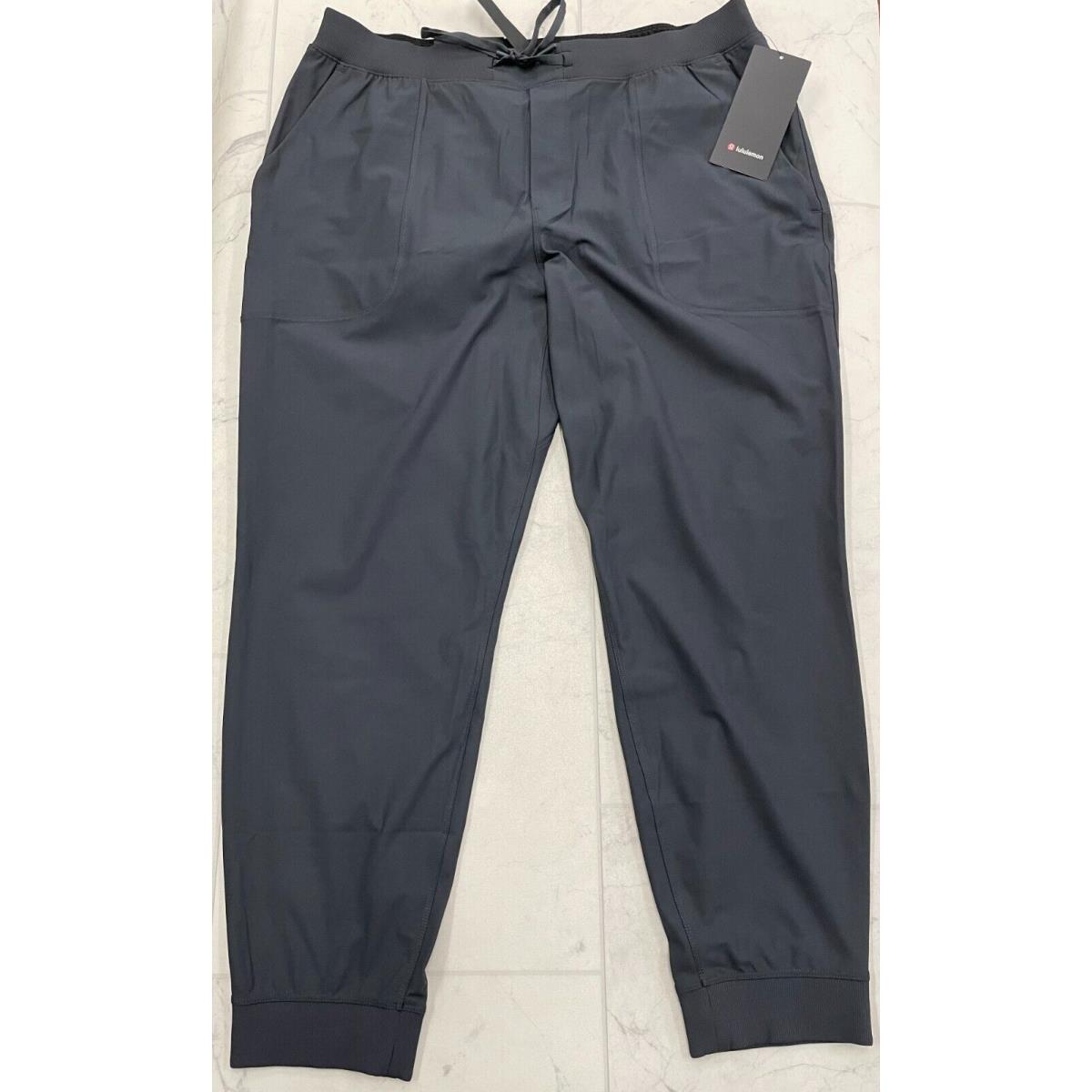 Lululemon Men`s Abc Jogger Regular In Obsidian Size: Xx-large