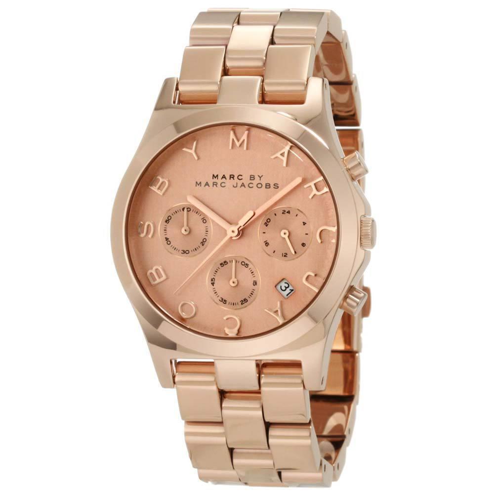 Marc BY Marc Jacobs Henry Rose Gold Stainless Steel Chrono WATCH-MBM3107