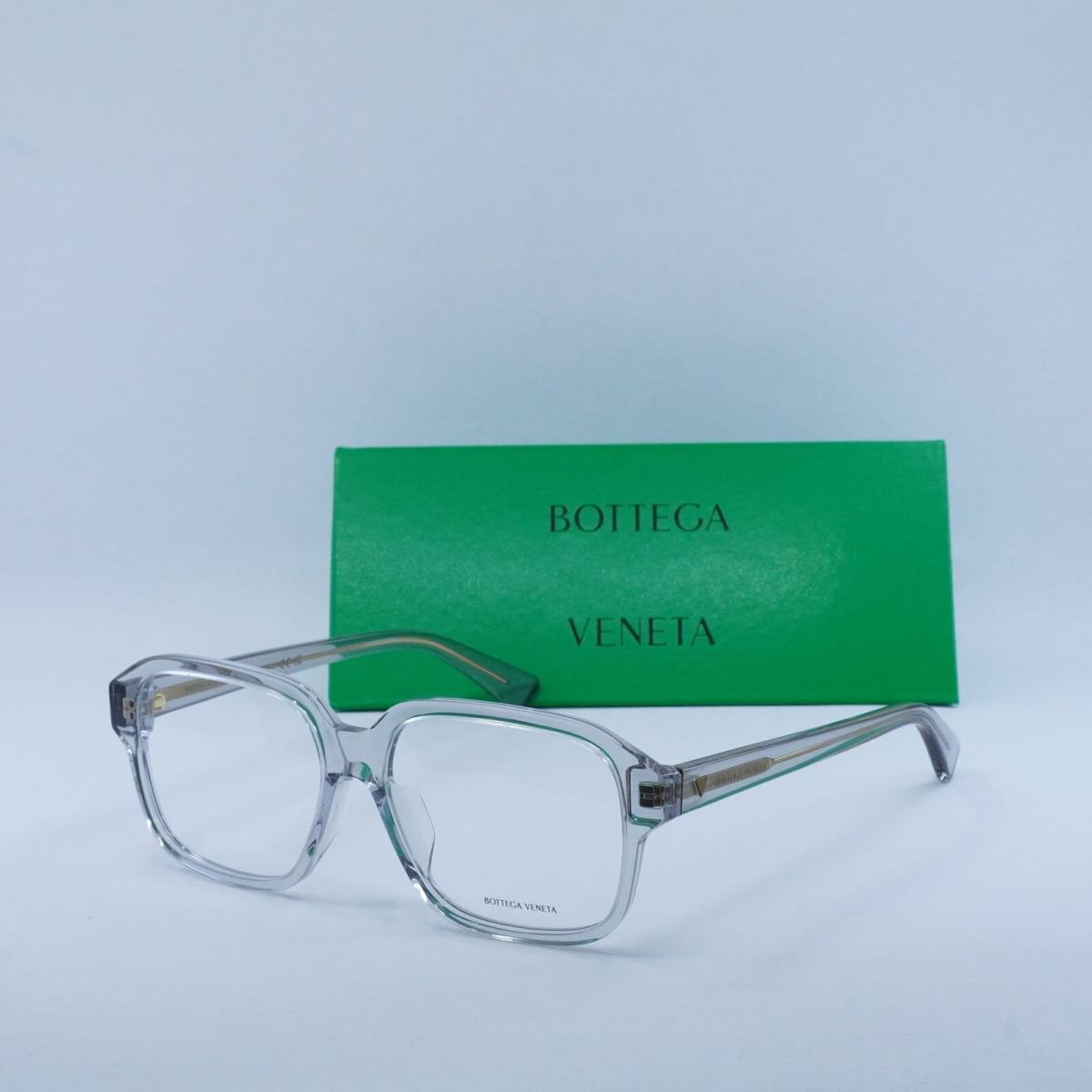 Bottega Veneta BV1295O 004 Transparent Grey 57mm Eyeglasses