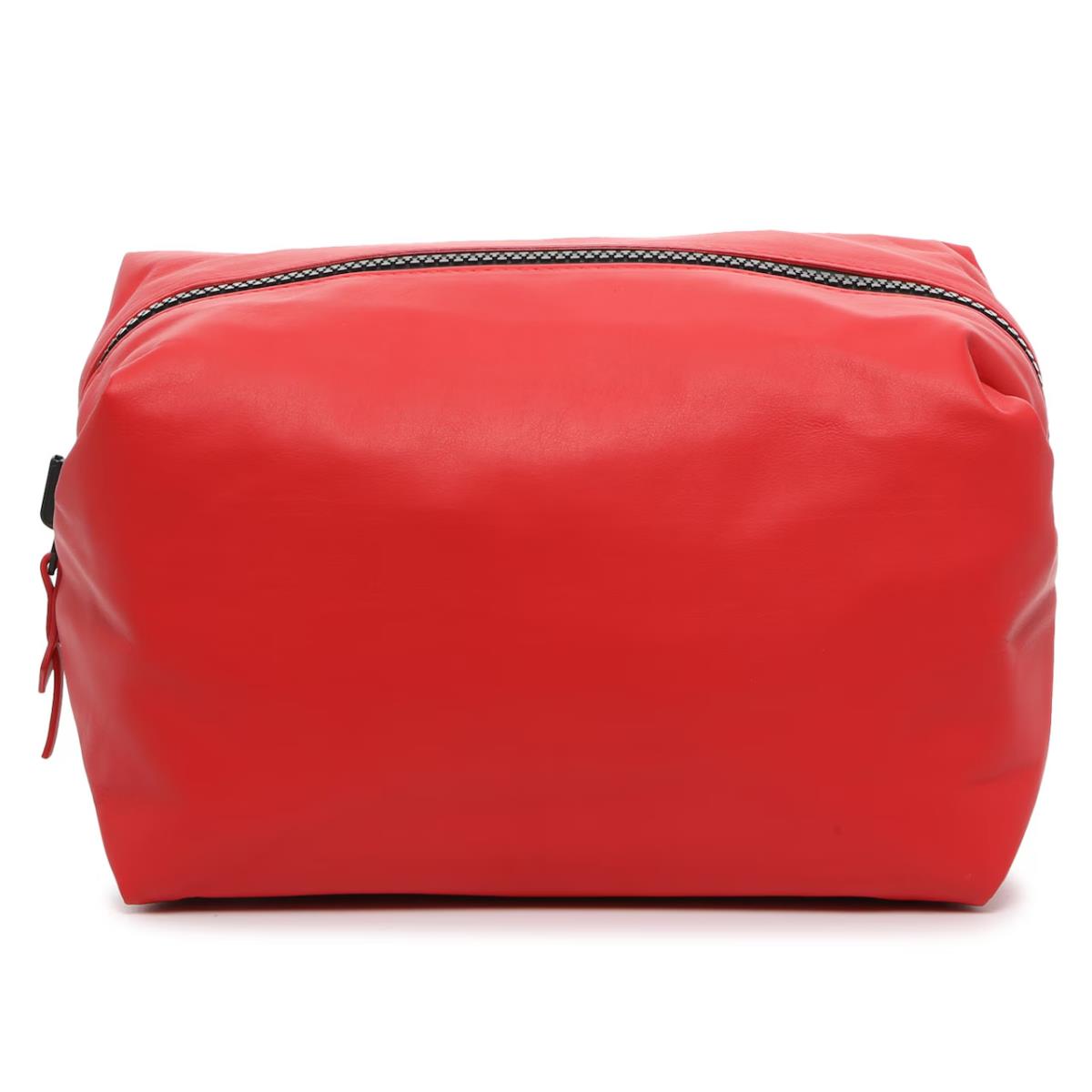 Bottega Veneta Hidrolody Red Leather Zip Case Clutch Pouch Cosmetic Bag