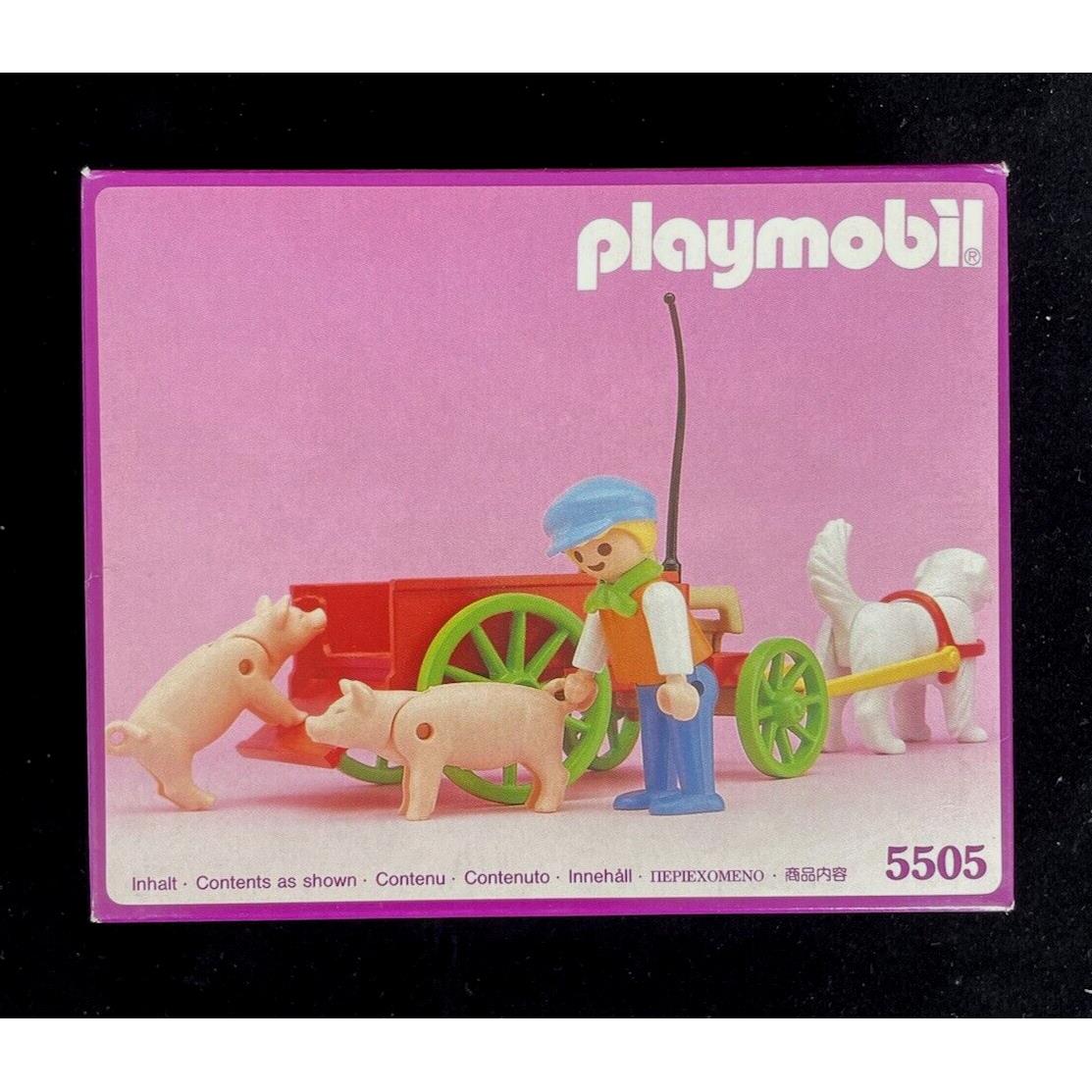 Playmobil 5505 Victorian Farm Child and Cart Nisb 1990