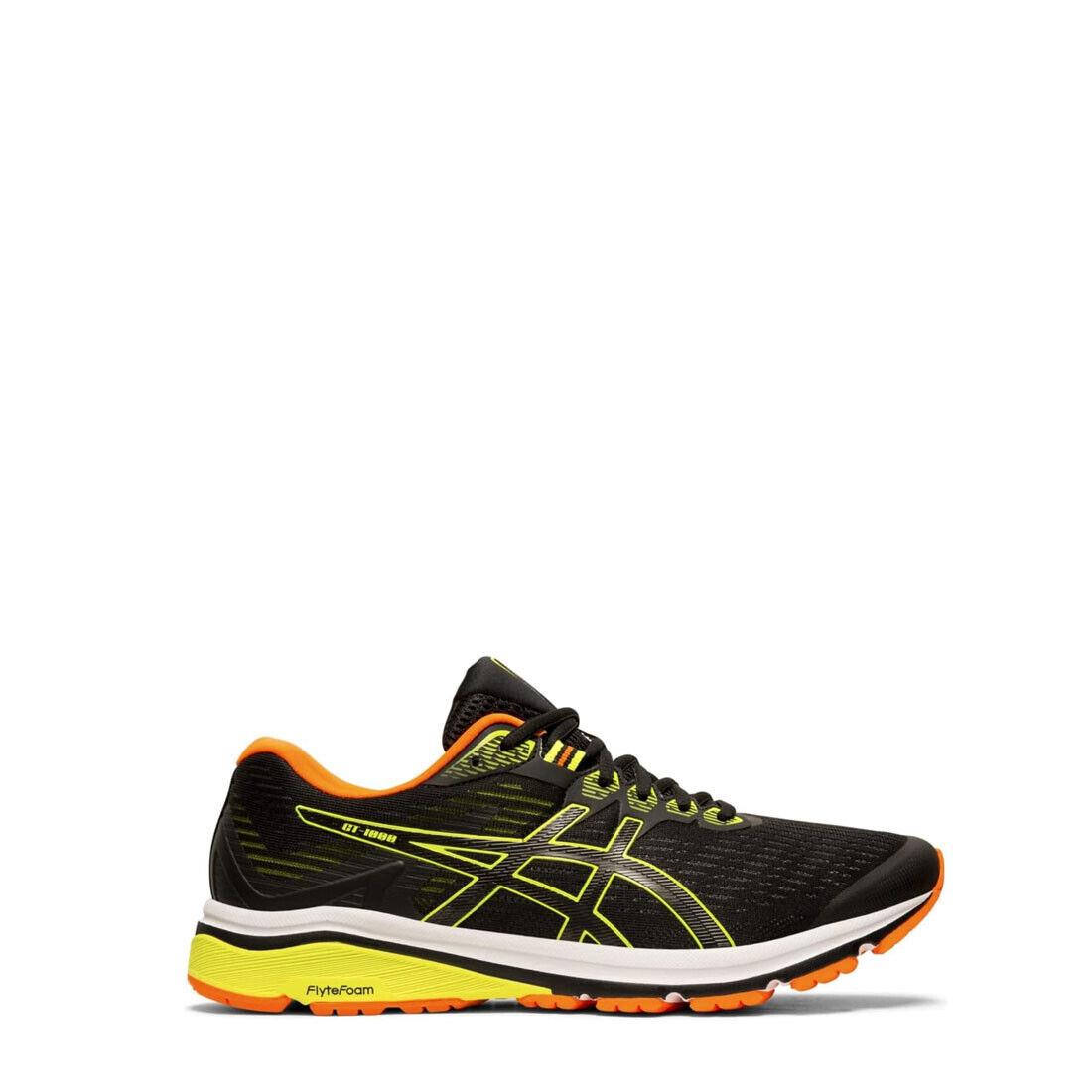 Asics 1011A540-003 Men`s GT-1000 8 in Black/safety Yellow - Medium