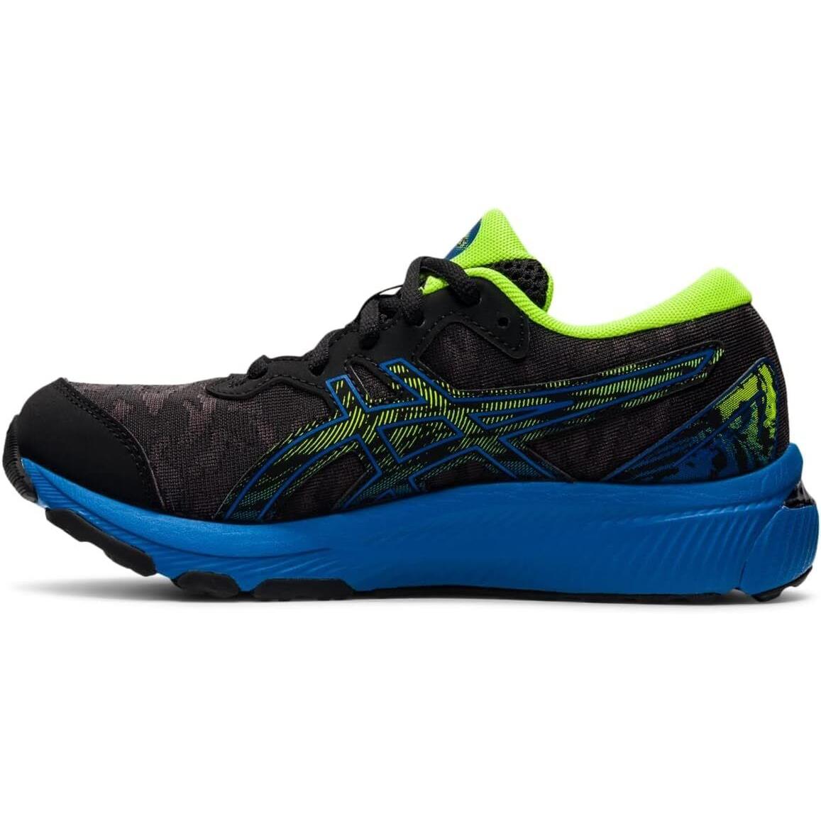 Asics Kid`s Gel-cumulus 23 Grade School Running Shoe 4.5 Black/lake Drive - Black/Lake Drive