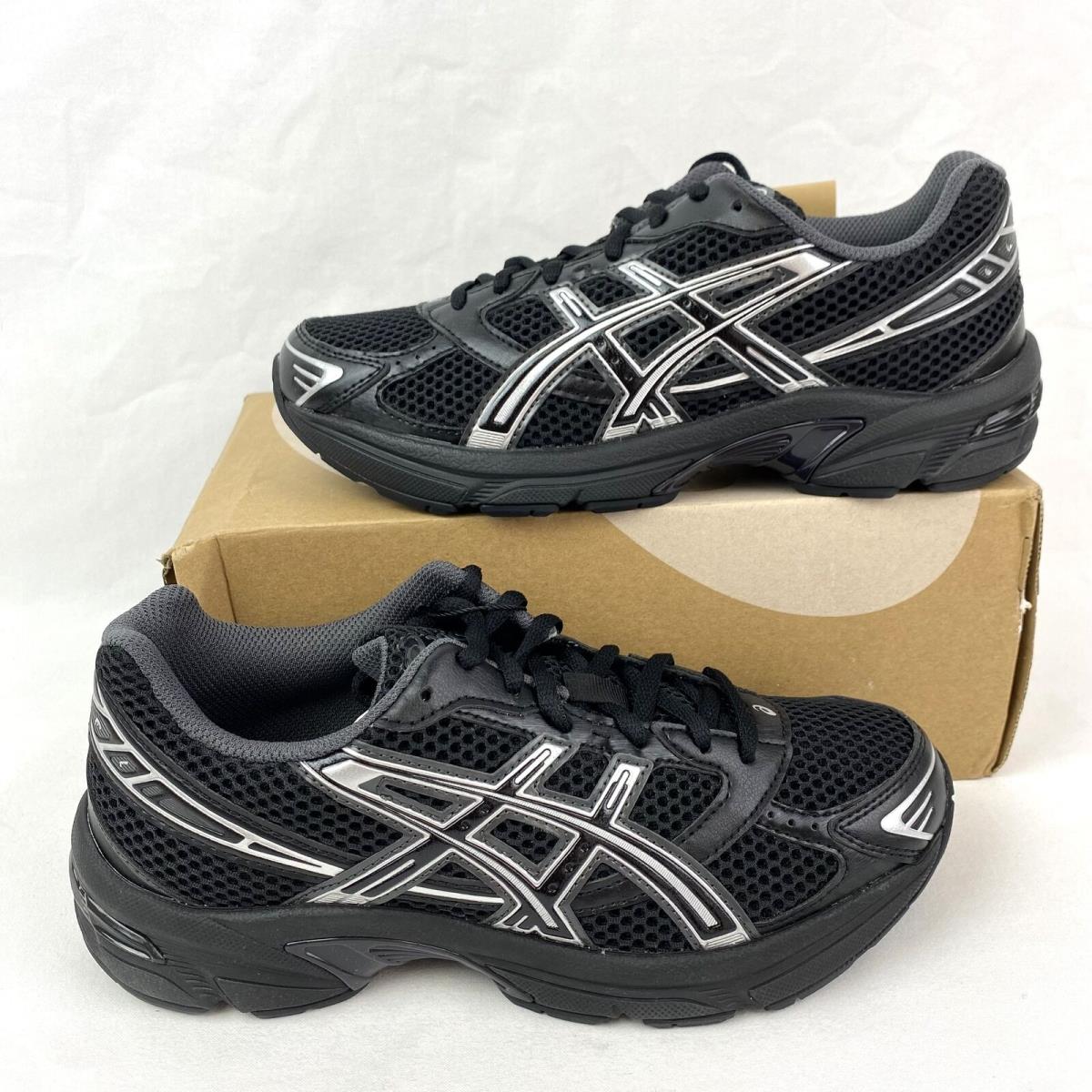 Asics Gel-1130 Athletic Shoes In Black/pure Silver 1201A906-001 - Men`s US 5.5