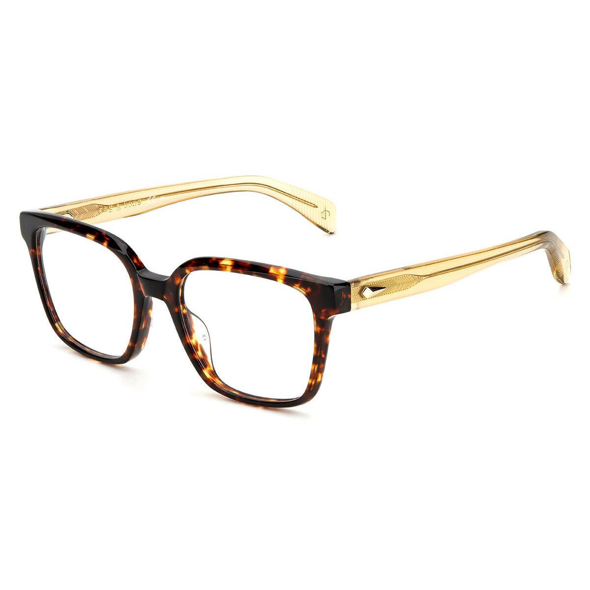 Rag Bone 3045 Eyeglasses Women Havana Square 52mm