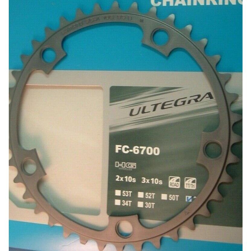 Shimano Ultegra FC-6700 39T-B x130BCD Chainring-new/nos 2x9/10-Spd-SG-X- NIB-`21