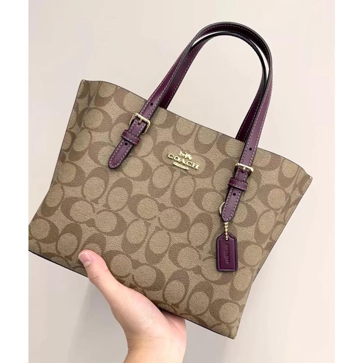 Coach Mollie Tote Bag 25 In Signature Canvas