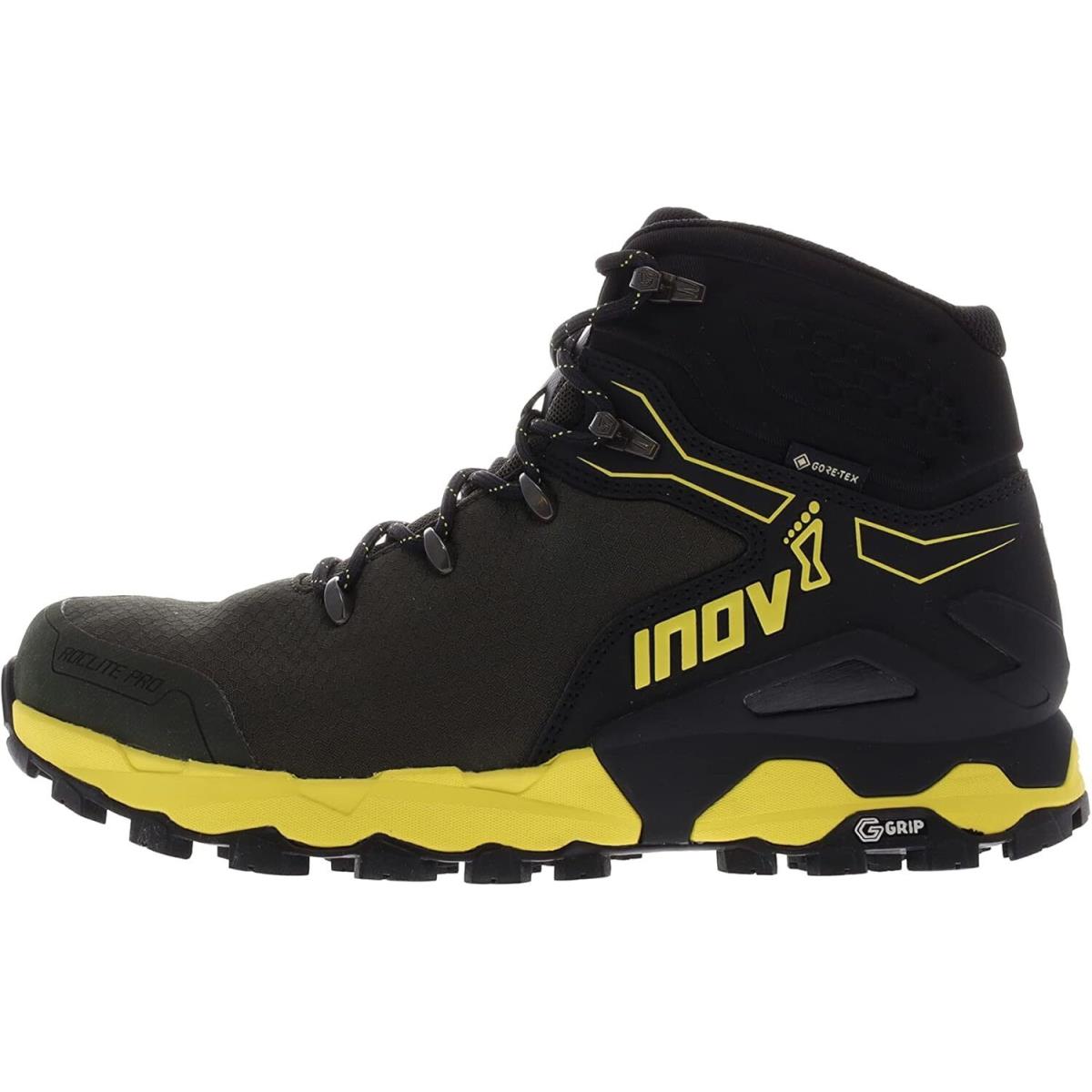 Inov-8 Men`s Roclite Pro G 400 Gtx V2 Hiking Boots Shoes - Olive/Black/Yellow