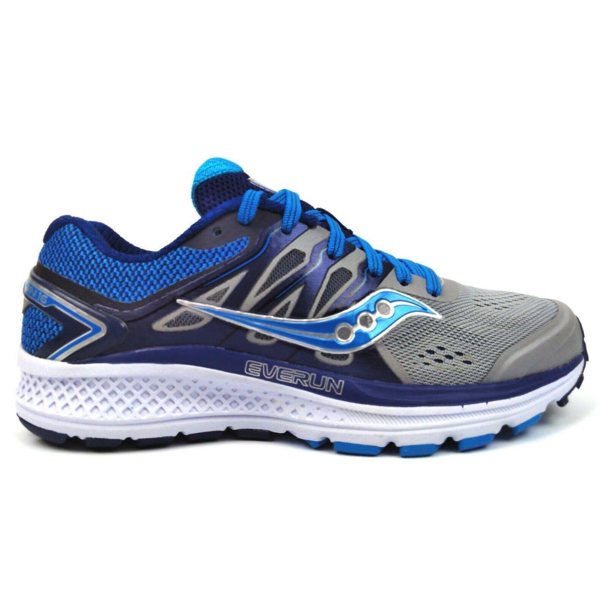 Saucony Women`s Running Shoes Omni 16 Everun Tri Flex Outsole Grey Blue - Grey Blue