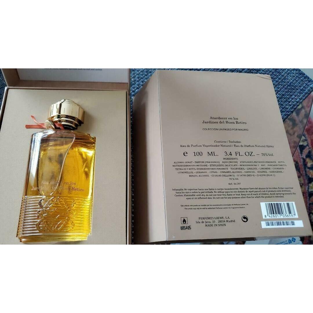 Loewe Unisex Atardecer En Los Jardines Del Buen Retiro Edp Spray 3.4 oz