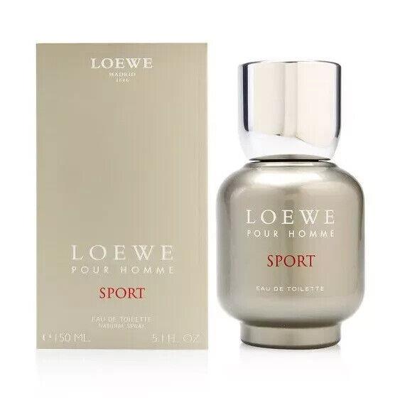 Loewe Pour Homme Sport For Men Cologne 5.1 oz 150 ml Edt Spray Sealed