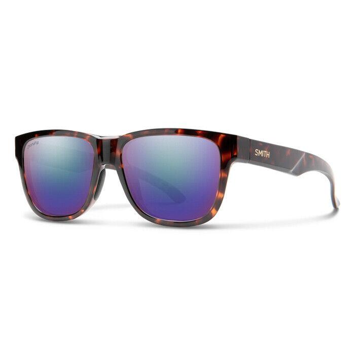 Smith Lowdown Slim 2 Sunglasses - Chromapop Polarized Violet Mirror - Tortoise